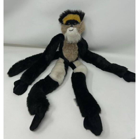Vtg Aurora Hanging Plush Spider Monkey Clingy Feet & Hands 18" - Picture 1 of 6